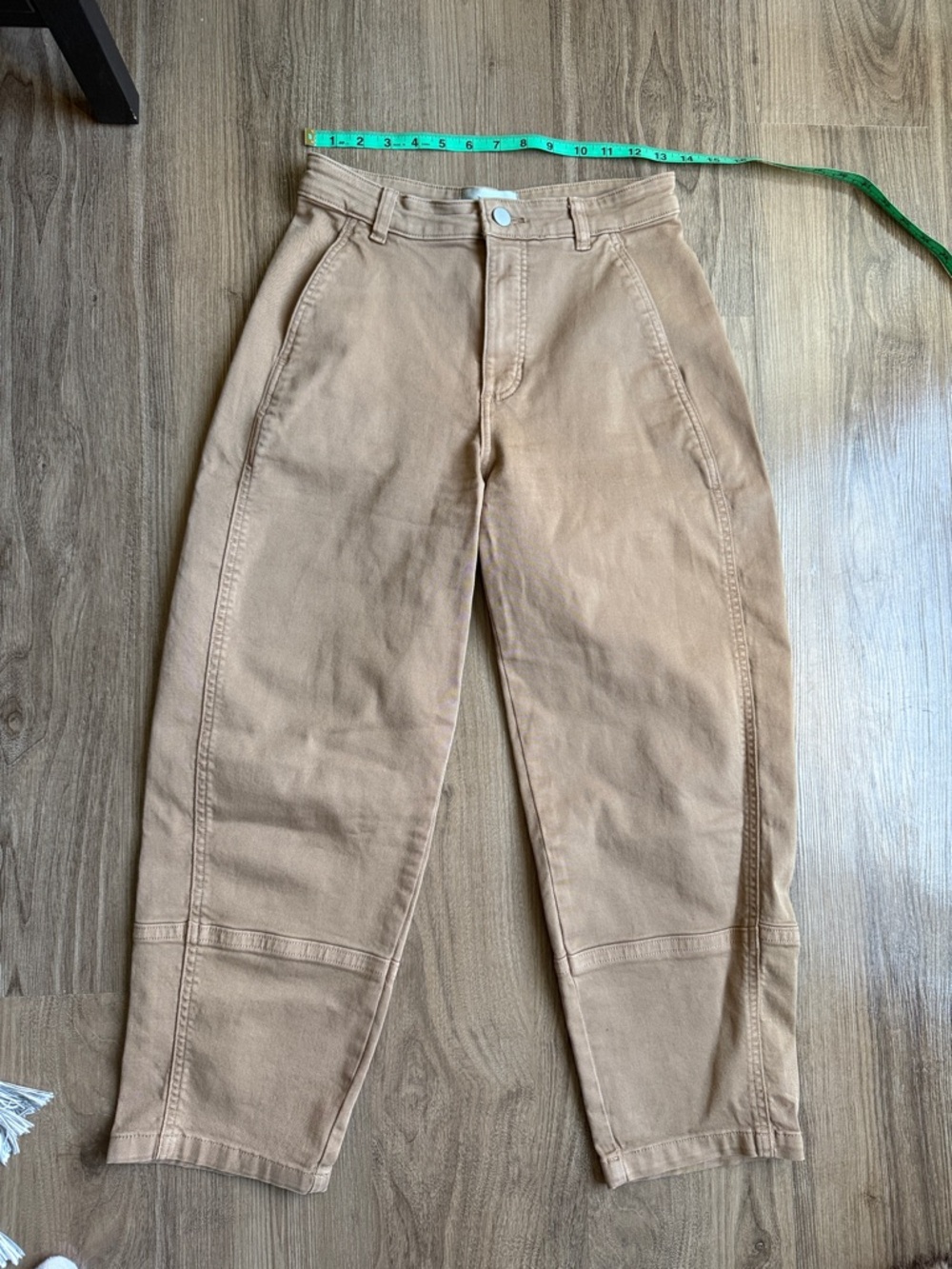 Everlane Utility Barrel Pant Camel Brown 2